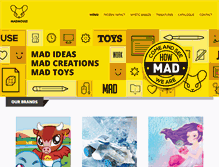 Tablet Screenshot of madmousetoys.com